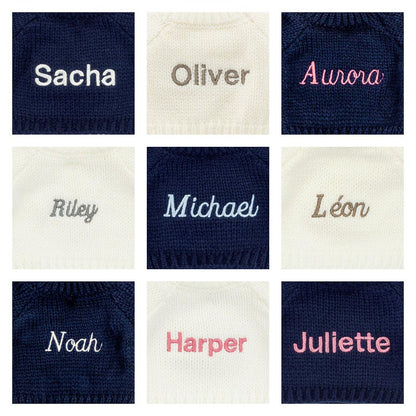 Hopscone Luxe Bunny with Personalized Navy Jumper